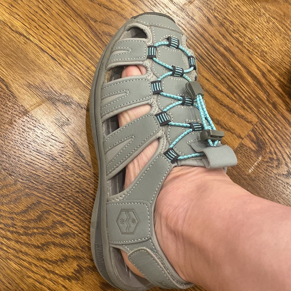 Khombo size 8m all weather sandal hiking water active all terrain gray t… - Picture 8 of 14